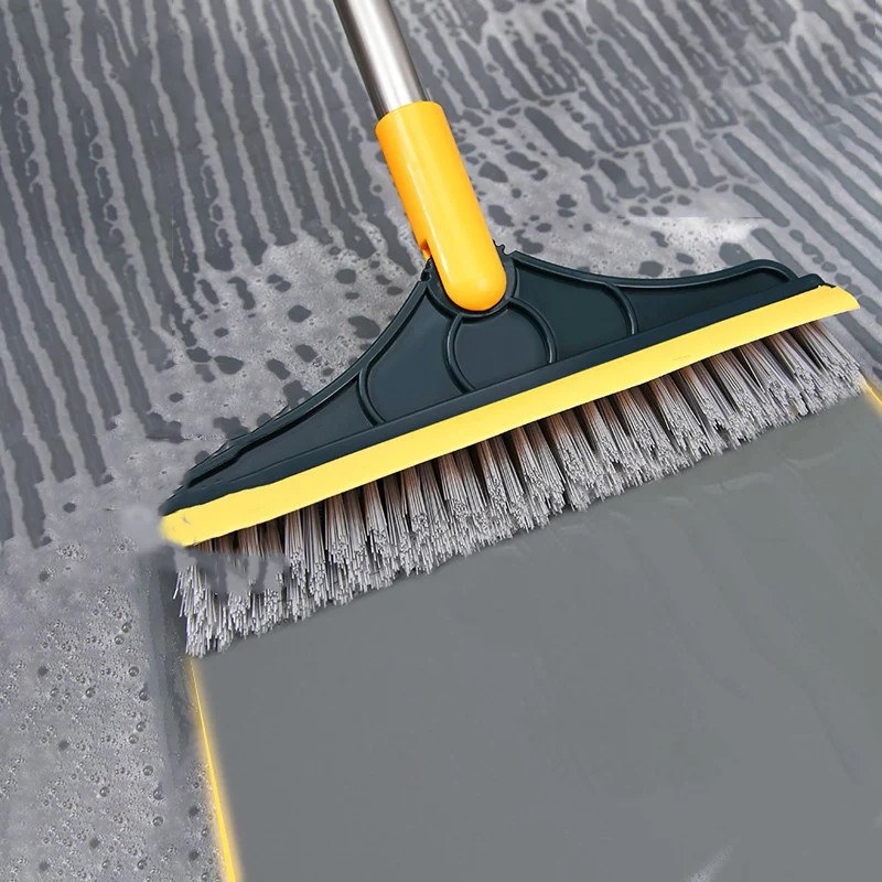 Long Handle Bathroom Floor Brush | Tile, Wall & Toilet Cleaning Brush