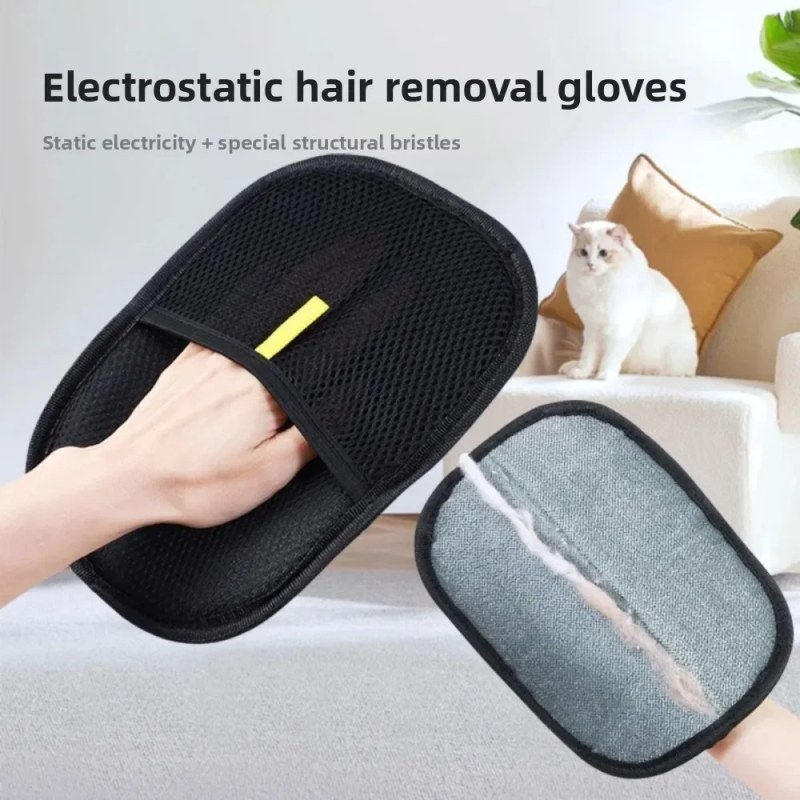 Magic Carpet Cleaning Gloves – Pet Hair Removal Brush for Cats & Dogs
