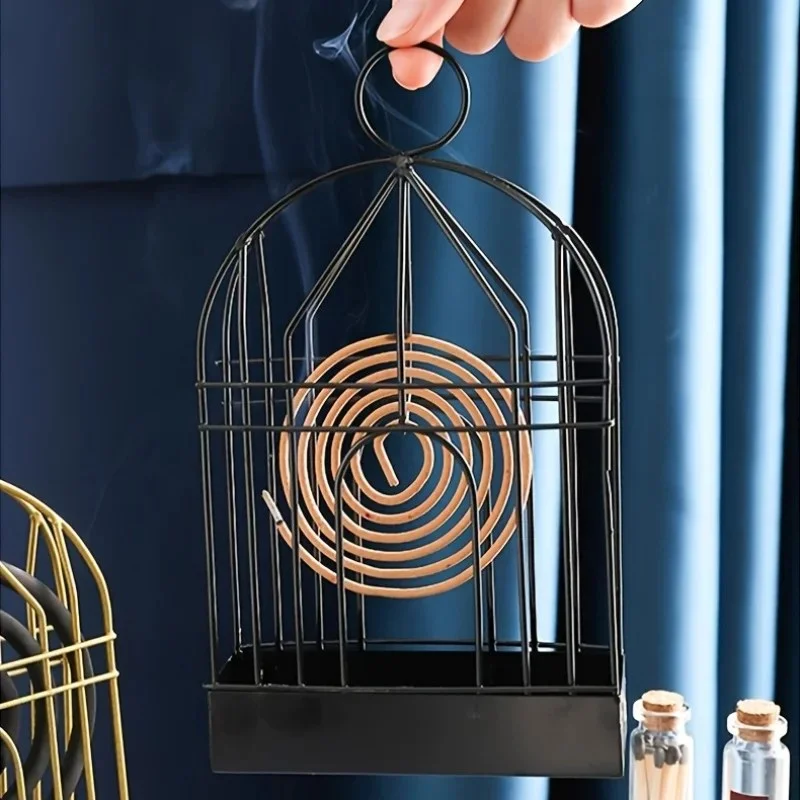 Portable Hanging Metal Mosquito Coil Holder – Hanging Mosquito Coil Stand for Home & Outdoor Use