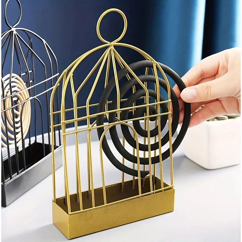 Portable Hanging Metal Mosquito Coil Holder – Hanging Mosquito Coil Stand for Home & Outdoor Use