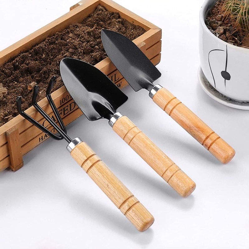 3PCS Mini Garden Tool Set | Hand Gardening Tools for Planting & Weeding