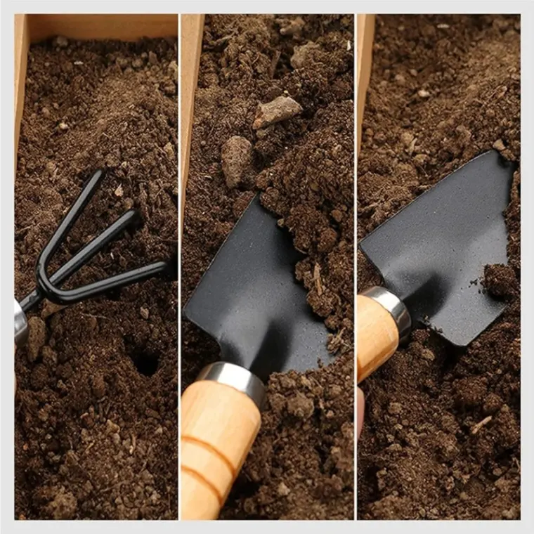 3PCS Mini Garden Tool Set | Hand Gardening Tools for Planting & Weeding