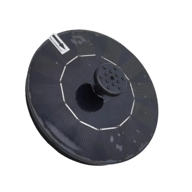 2.5W Solar Fountain Pump with 6 Nozzles – Floating Solar Water Pump