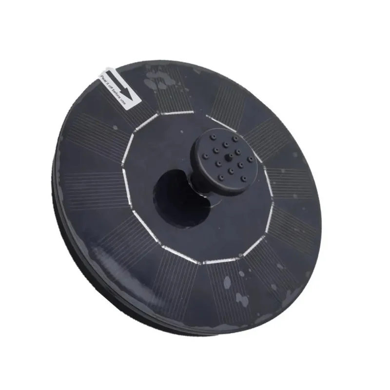 2.5W Solar Fountain Pump with 6 Nozzles – Floating Solar Water Pump