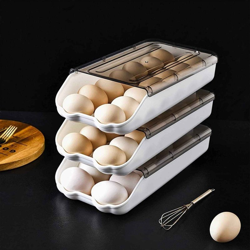  2PCS Smart Egg Storage Box