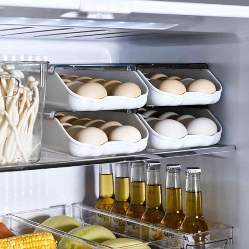  2PCS Smart Egg Storage Box