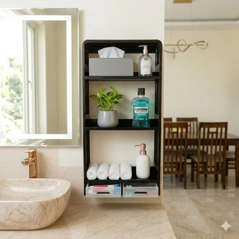 Big Size Multifunctional Storage Rack – Kitchen & Bathroom Organizer