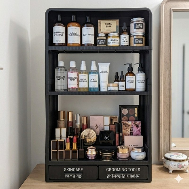 Big Size Multifunctional Storage Rack – Kitchen & Bathroom Organizer