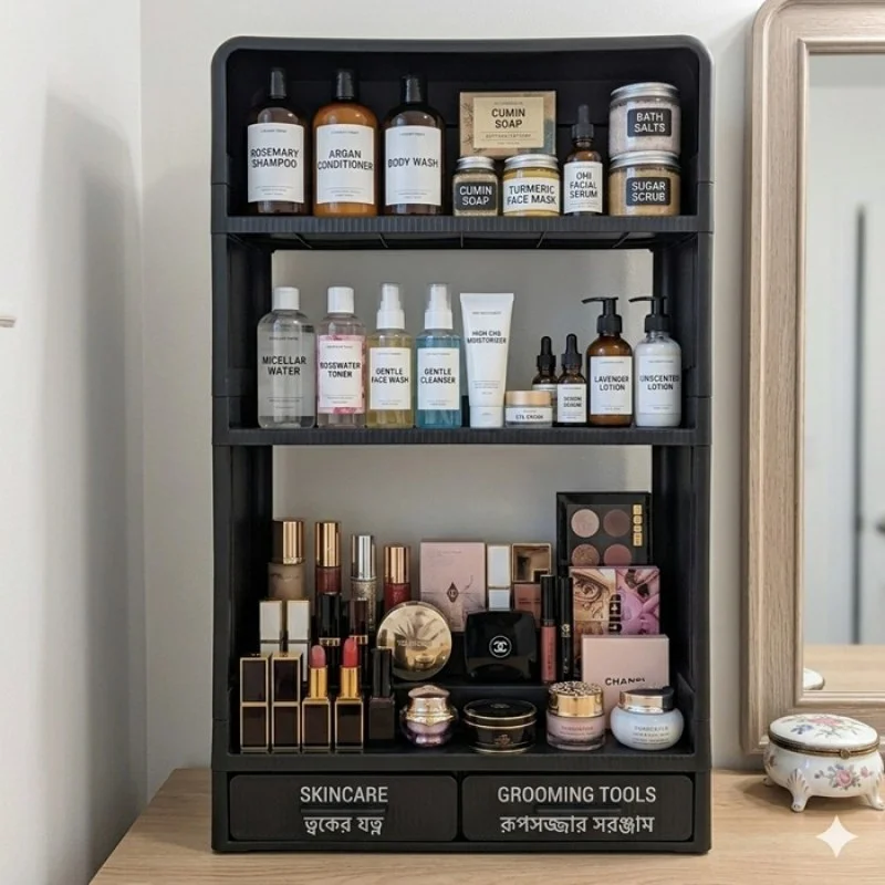 Big Size Multifunctional Storage Rack – Kitchen & Bathroom Organizer