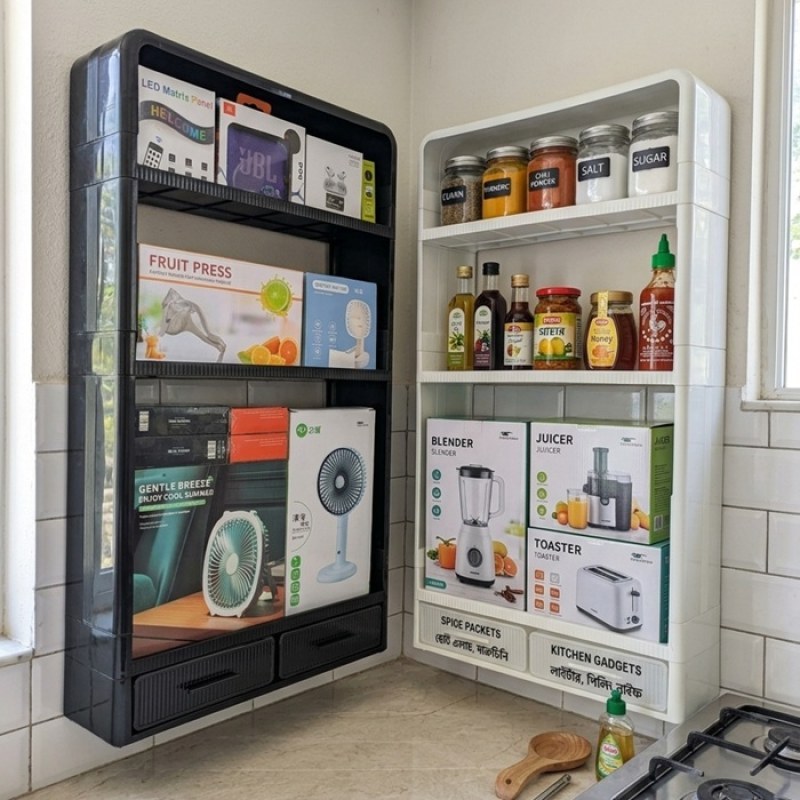 Big Size Multifunctional Storage Rack – Kitchen & Bathroom Organizer