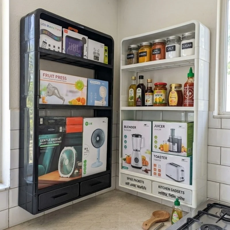 Big Size Multifunctional Storage Rack – Kitchen & Bathroom Organizer