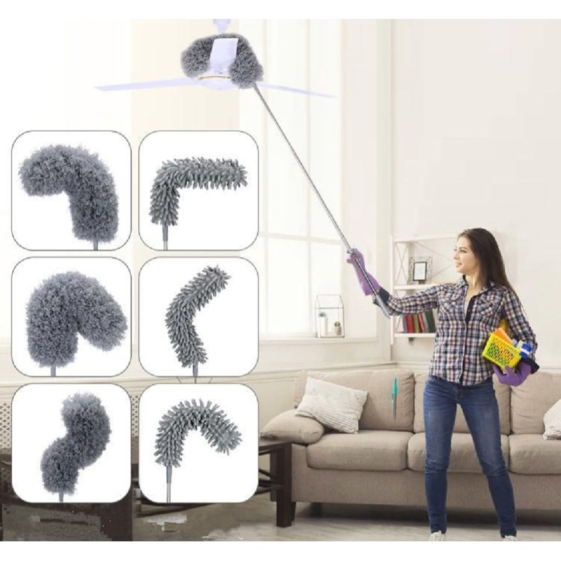 Household Microfiber Duster Cleaning Brush