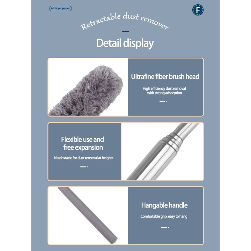 Household Microfiber Duster Cleaning Brush