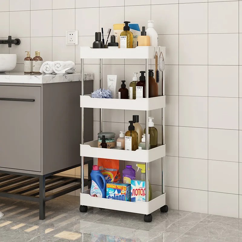 Wide Type High Capacity Multi Purpose Trolly Rack Multifunctional Movable Storage