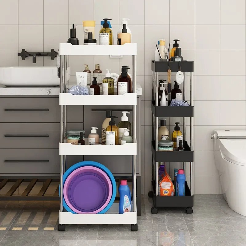 Wide Type High Capacity Multi Purpose Trolly Rack Multifunctional Movable Storage