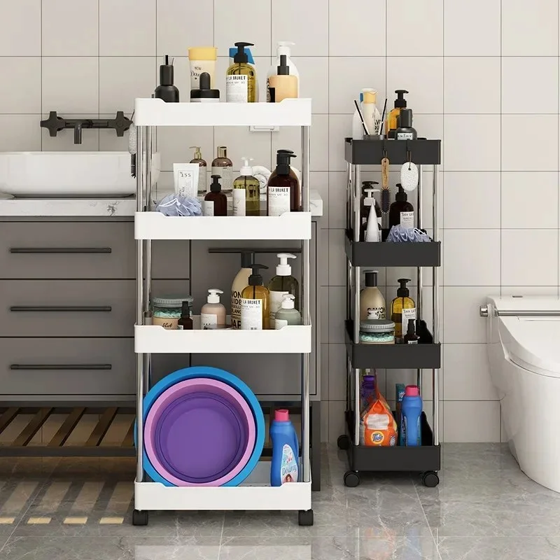 Wide Type High Capacity Multi Purpose Trolly Rack Multifunctional Movable Storage