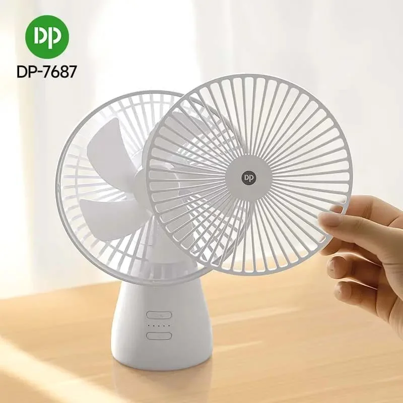 DP-7687 2-in-1 Hanging & Desk Fan. 13W Brushless Motor Auto-Oscillating_000878