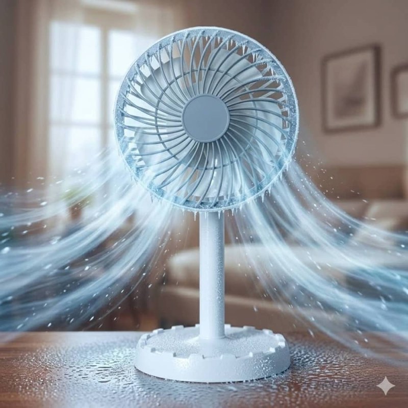 JY-2218 Rechargeable Professional Mini Desk Fan ( 000643 )