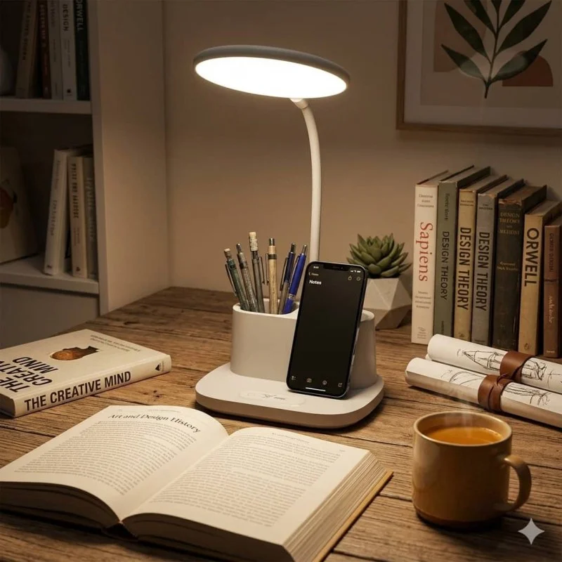 YG-8049D Portable USB Rechargeable LED Folding Desk Reading Table Lamp