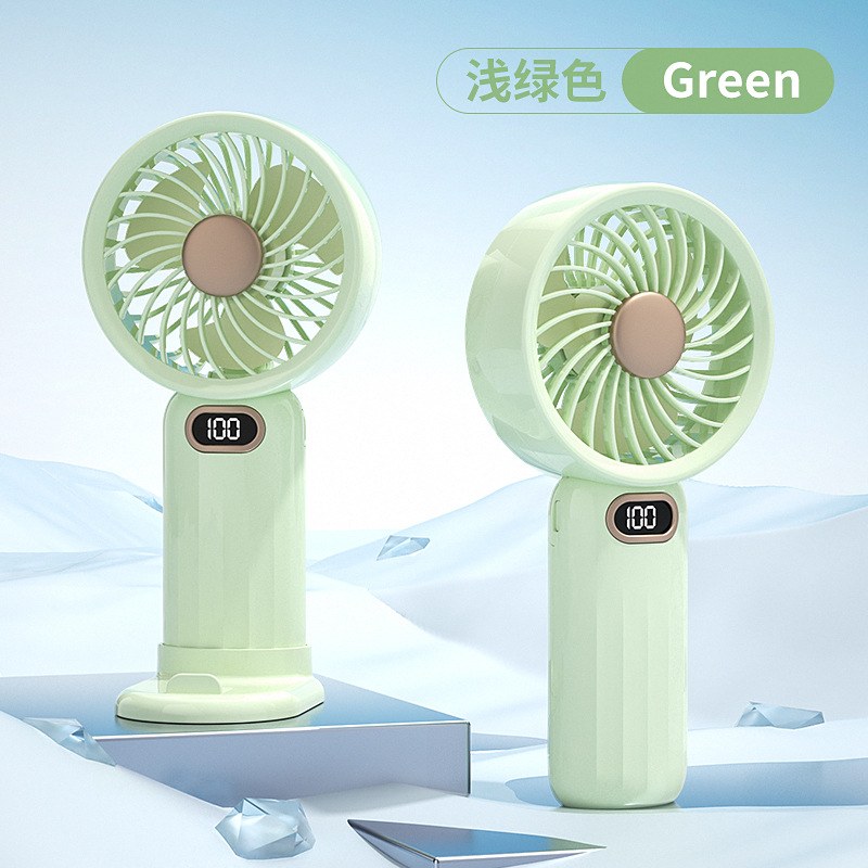 NEW MEET SUN 100-Speed Portable Fan with Digital Display & Dual Battery