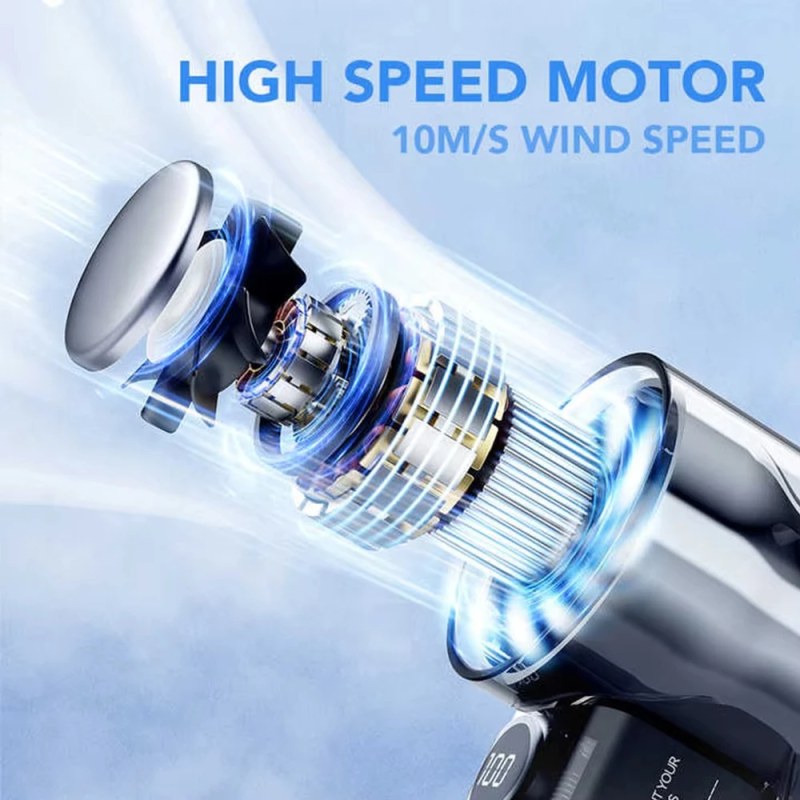 X05 Semiconductor Refrigeration Turbo Fan | High-Speed Handheld Fan 3000mAh