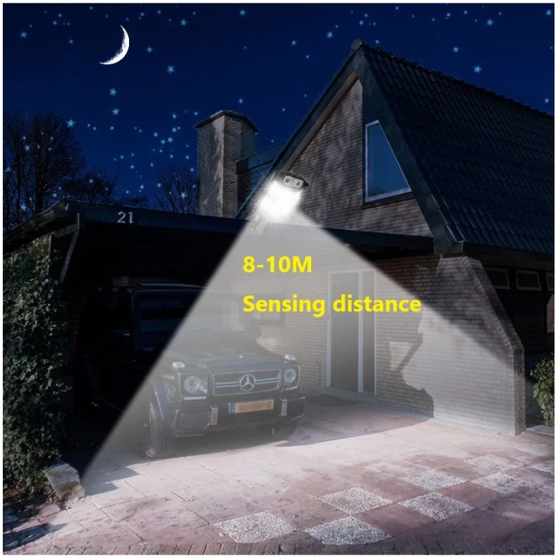 Lumen Powerful Solar LED Light Outdoor Motion Sensor 4 Mode Waterproof Solar Garden Light – 000989