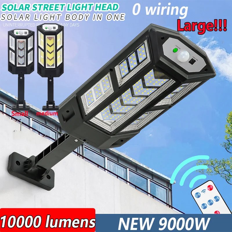 Lumen Powerful Solar LED Light Outdoor Motion Sensor 4 Mode Waterproof Solar Garden Light – 000989