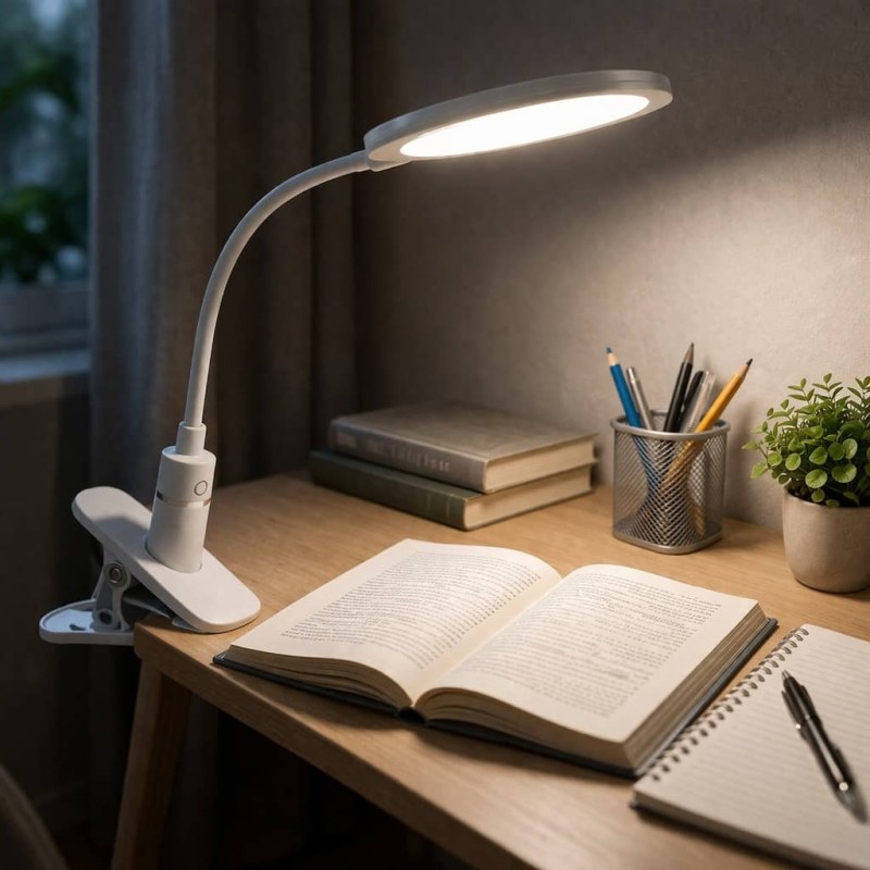 YG-8012H Folding Desk Lamp – USB Rechargeable LED Touch Control Dimmable Night Light