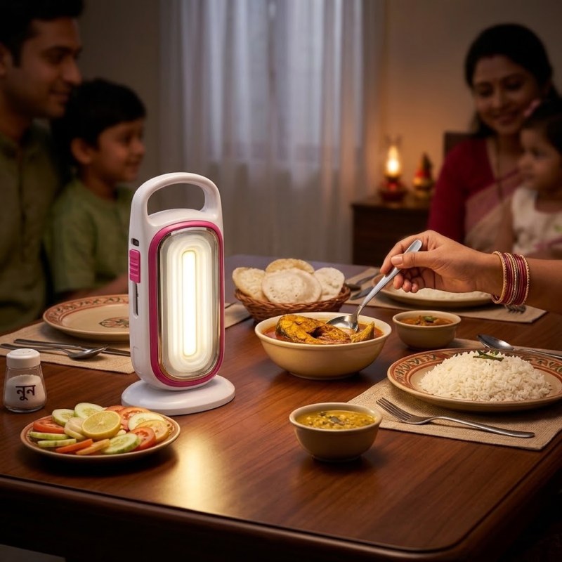 Joykaly YG-7925U Rechargeable Emergency LED Light Round Tube Desk Lamp
