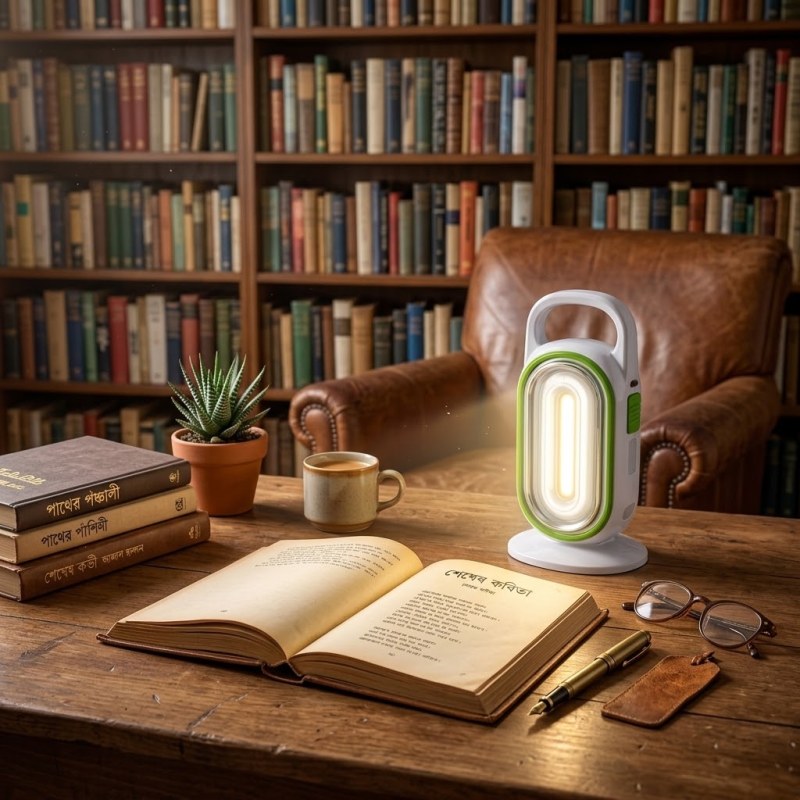 Joykali YG-7931U Rechargeable Emergency LED Light Round Tube Desk Lamp