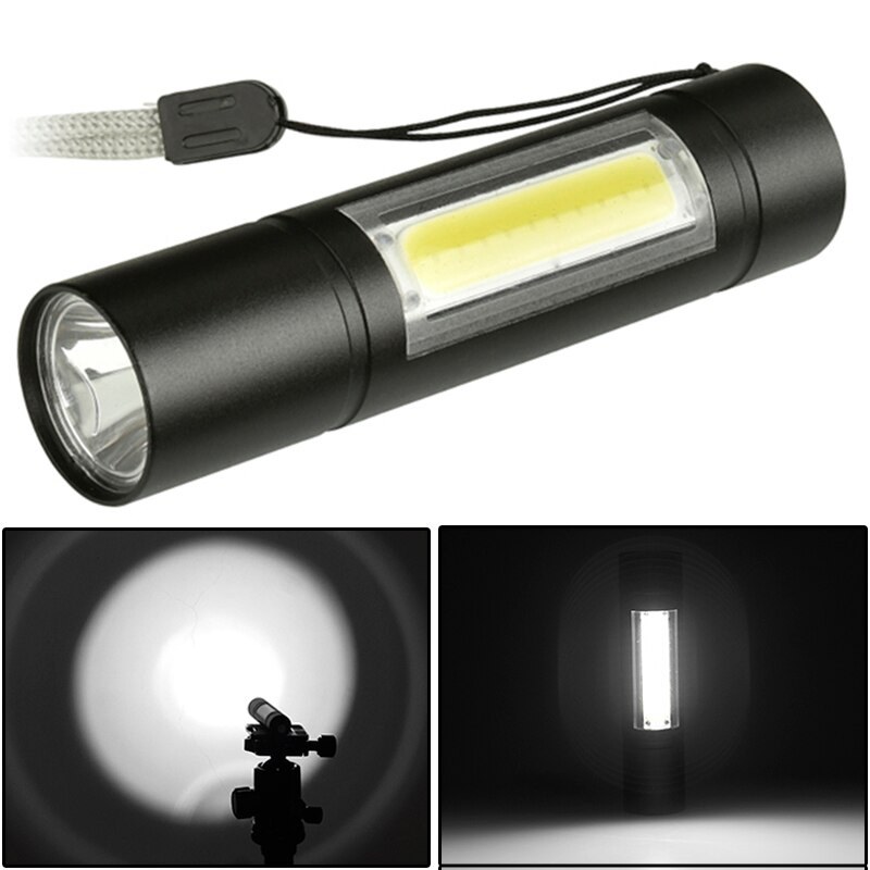 Geepas GP-007 Rechargeable LED Flashlight Torch – Portable High-Power Emergency Light