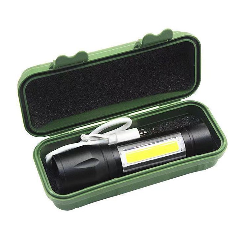 Geepas GP-009 Rechargeable LED Flashlight Torch – Portable Emergency & Outdoor Light