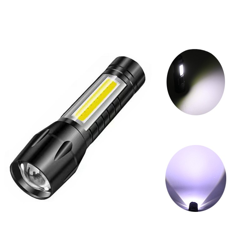 Geepas GP-009 Rechargeable LED Flashlight Torch – Portable Emergency & Outdoor Light
