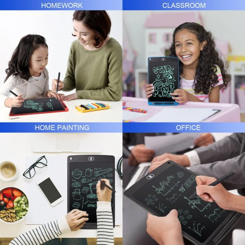 12 Inch LCD Writing Tablet – Kids Drawing & Writing Pad