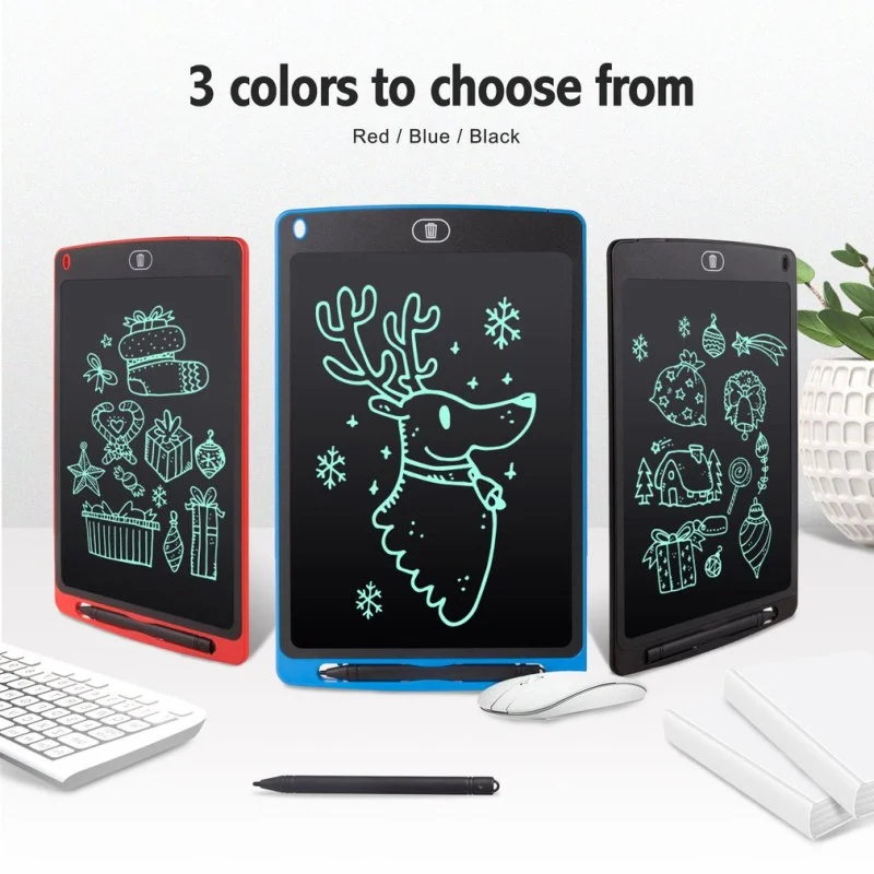 12 Inch LCD Writing Tablet – Kids Drawing & Writing Pad