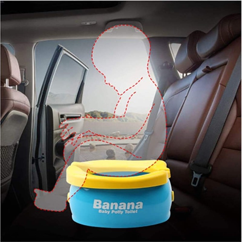 Portable Foldable Kids Potty Training Seat | Travel Baby Potty Chair for Indoor & Outdoor Use