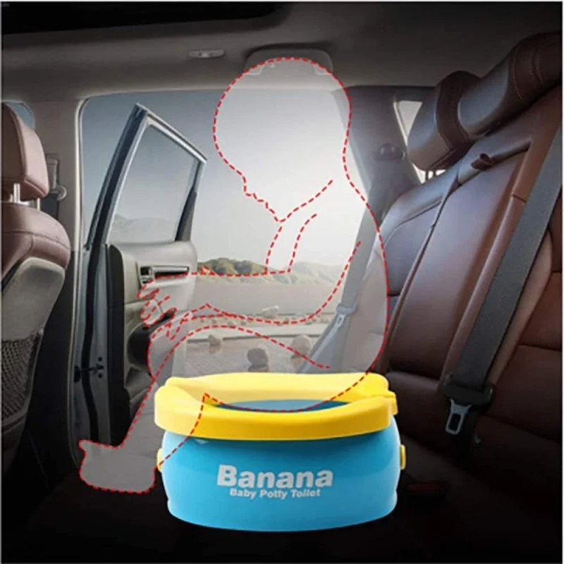 Portable Foldable Kids Potty Training Seat | Travel Baby Potty Chair for Indoor & Outdoor Use