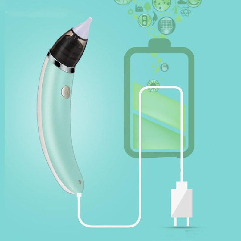 Electric Baby Nasal Aspirator | USB Rechargeable Nose Cleaner with 5 Suction Levels for Newborns & Kids