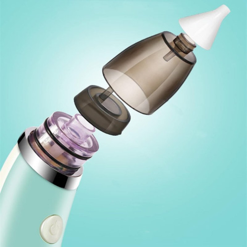 Electric Baby Nasal Aspirator | USB Rechargeable Nose Cleaner with 5 Suction Levels for Newborns & Kids