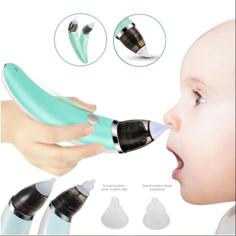 Electric Baby Nasal Aspirator | USB Rechargeable Nose Cleaner with 5 Suction Levels for Newborns & Kids