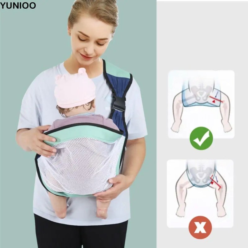 Lightweight Breathable Baby Carrier | Front Carry Newborn Baby Carrier (Up to 20kg)