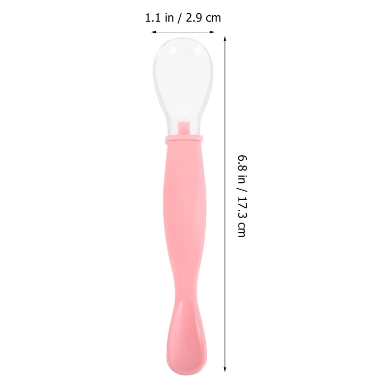 2-Piece Cute Baby Silicone Spoon Set – Soft Feeding Spoons for Infants & Toddlers