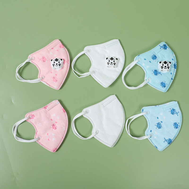 2-Piece Kids Face Mask – 5-Layer Protective Mask, CE Approved Children’s Safety Mask