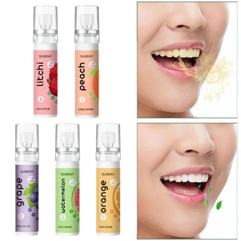 22ml Instant Bad Breath Remover Natural Herbal Mouth Mist Spray - 000833
