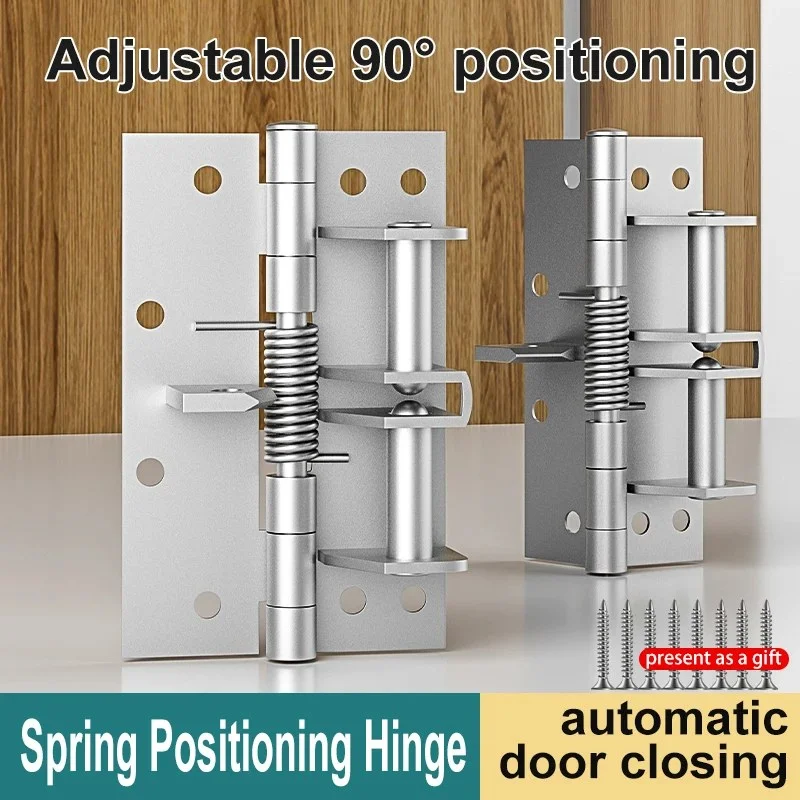 3-in-1 Automatic Self Door Closer & Spring Hinge 90 Degree Positioning-001002