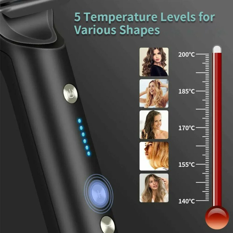 Professional Hot Comb Hair Straightener Brush | Anti-Scald Ceramic Heated Styling Comb
