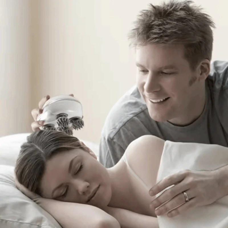 Rechargeable Head & Body Massager with Infrared Therapy | Full Body Relaxation Massager