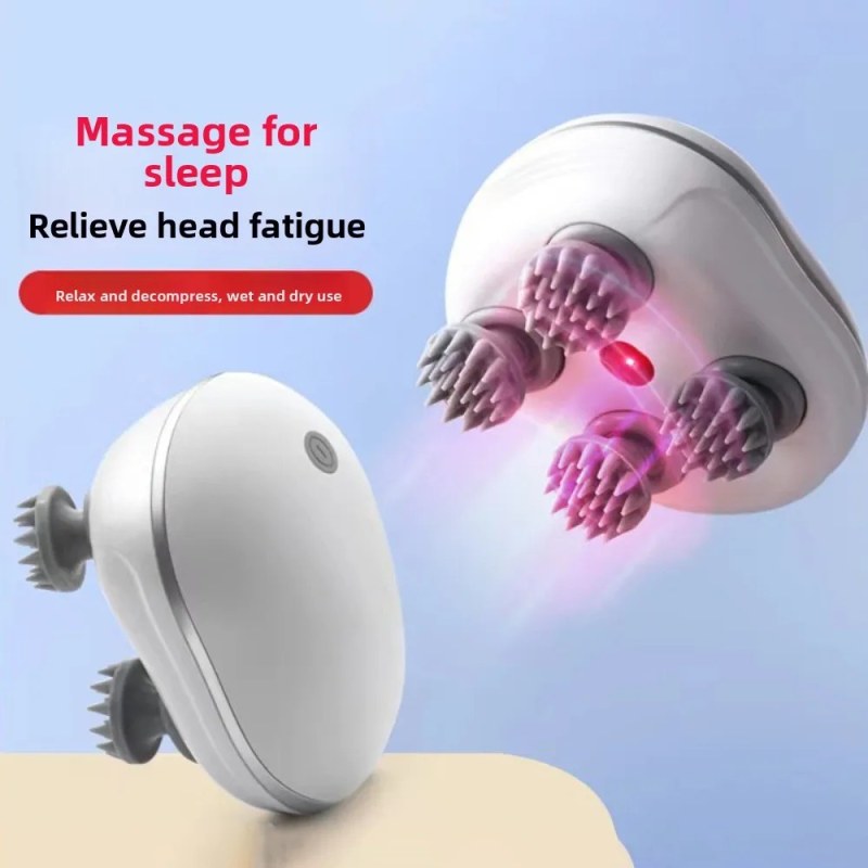 Rechargeable Head & Body Massager with Infrared Therapy | Full Body Relaxation Massager