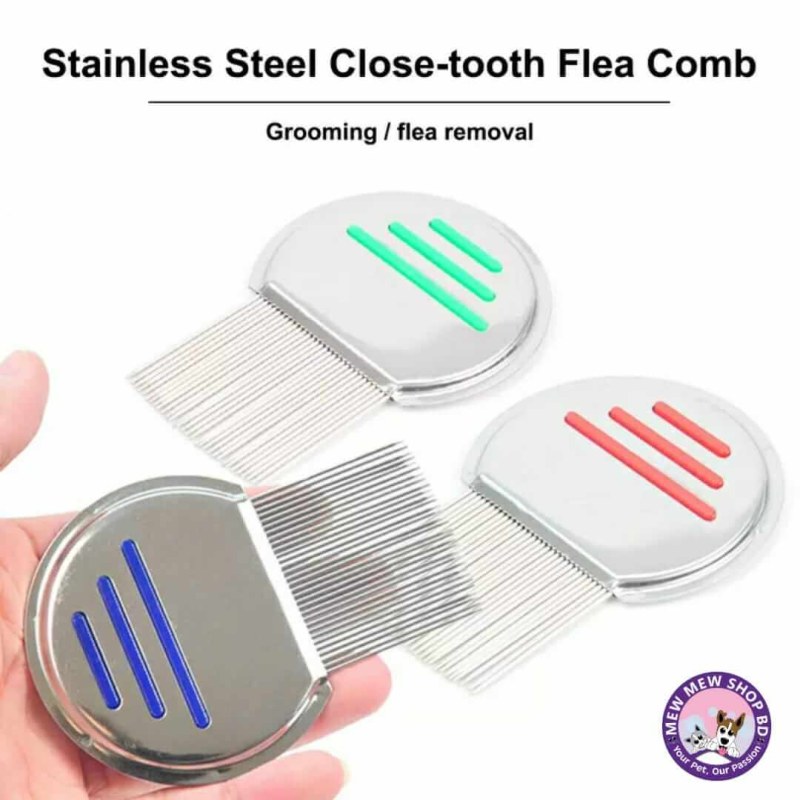 Stainless Steel Lice Comb | Fine Tooth Head Lice & Nit Removal Comb