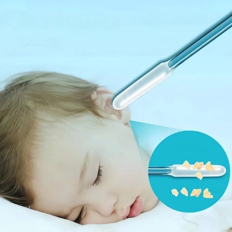 24 Pcs Reusable Silicone Sticky Ear Picks | Washable Ear Wax Remover for Adults & Kids